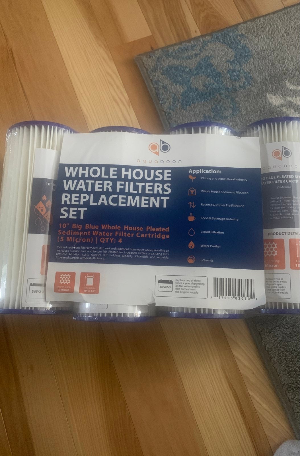 Aquaboon whole house water filter replac