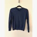 Bonobos V Neck Sweater Slim Fit Navy Blue extra fine merino wool Size M