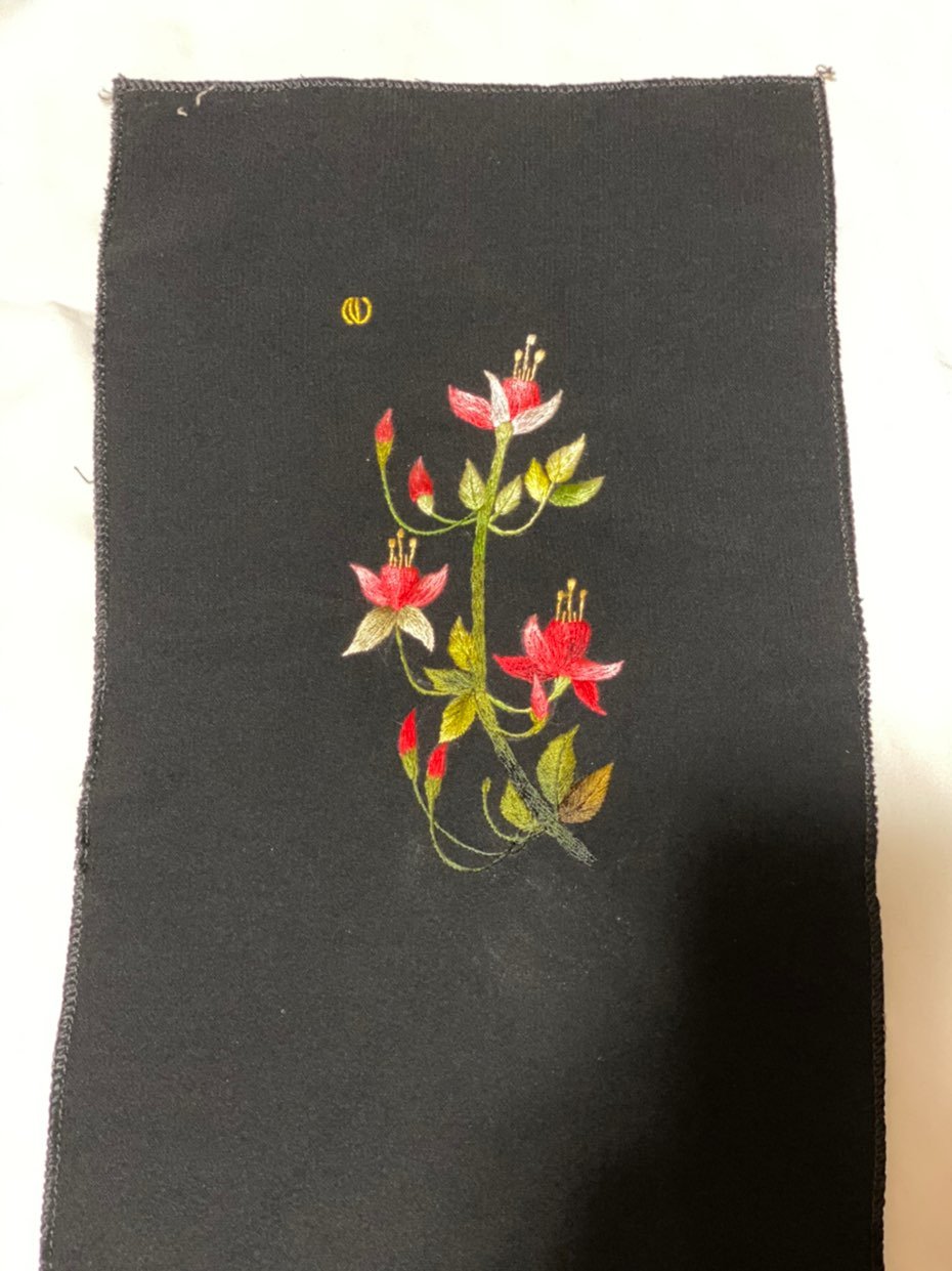 Handmade flower embroidery #ANNT006