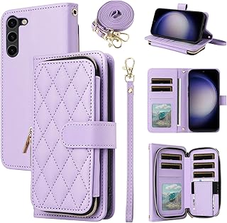 Wallet Case for Samsung Galaxy Z Fold 5 5G 2023 with Wrist Strap