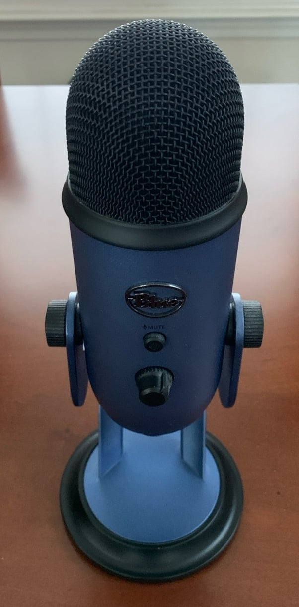 Blue Yeti Midnight Blue Multi-Pattern Condenser Microphone