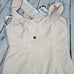 Dessy Collection Off-the-Shoulder Criss Cross Back Trumpet Gown in Cameo 4 NWT
