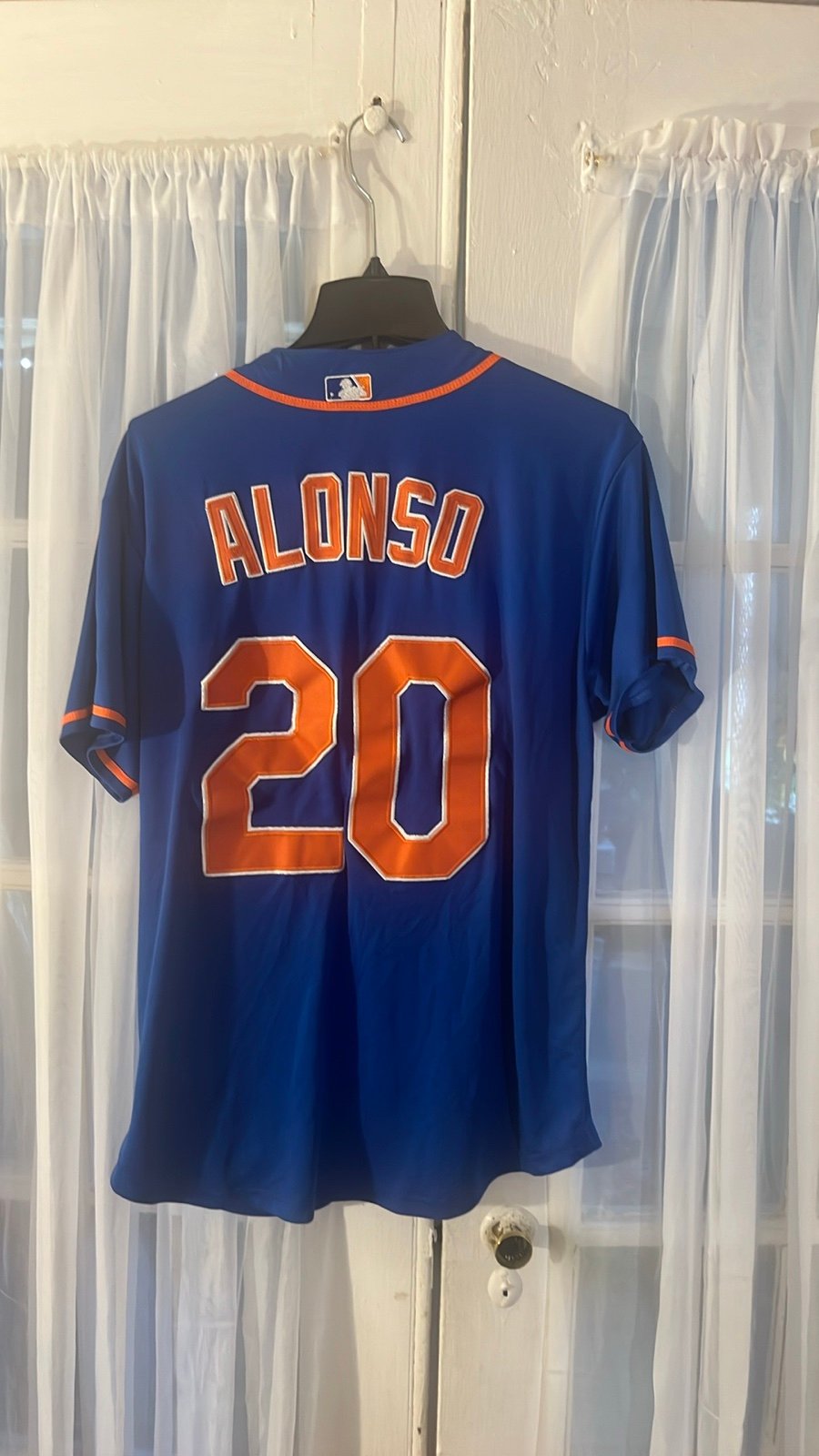 Majestic Coolbase MLB New York Mets Blue Pete Alonso #20 Jersey Men’s Medium
