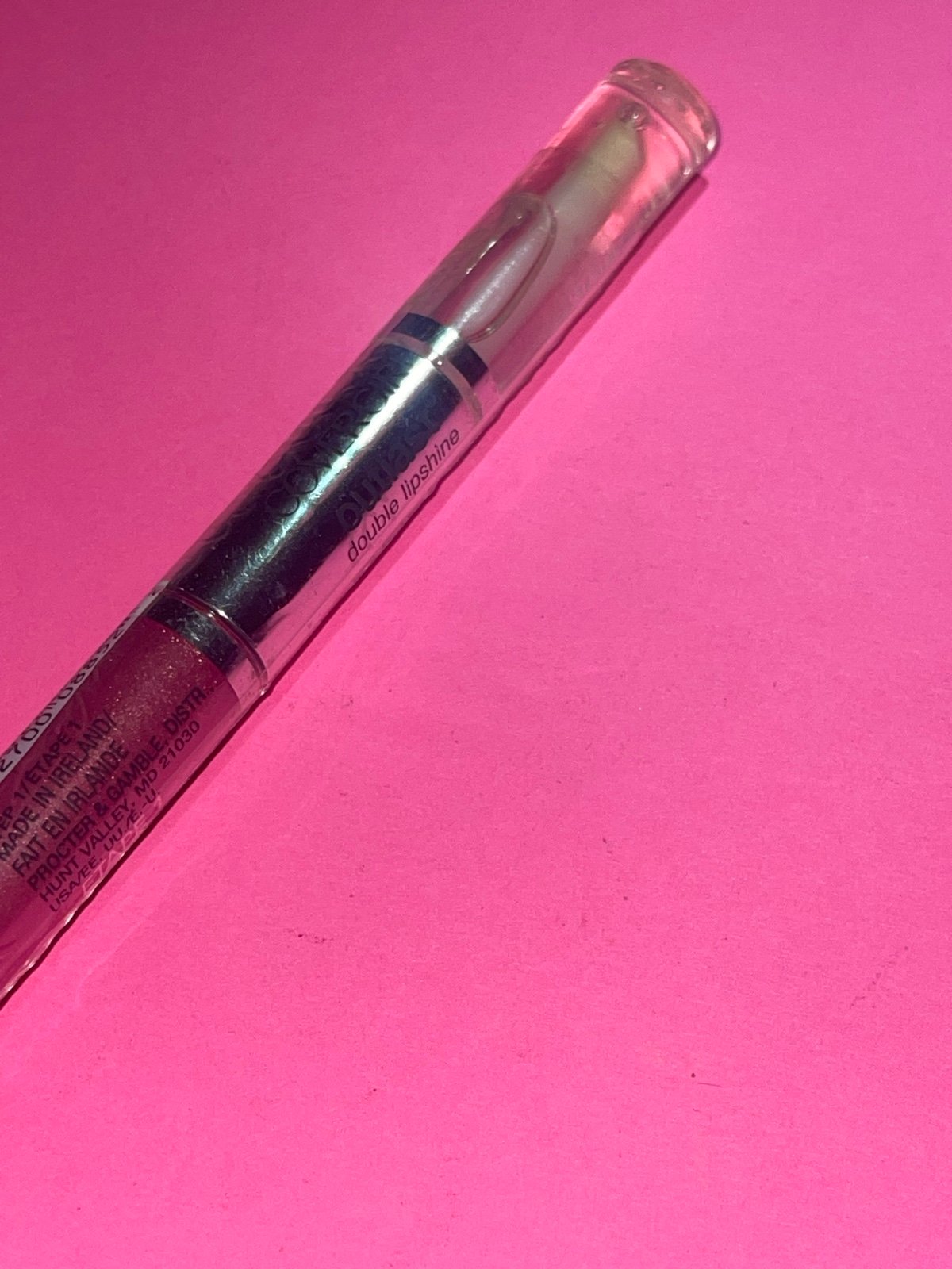 Covergirl ROSE QUARTZ 215 Outlast Double Lipshine Lipstick Lipgloss DISCONTINUED