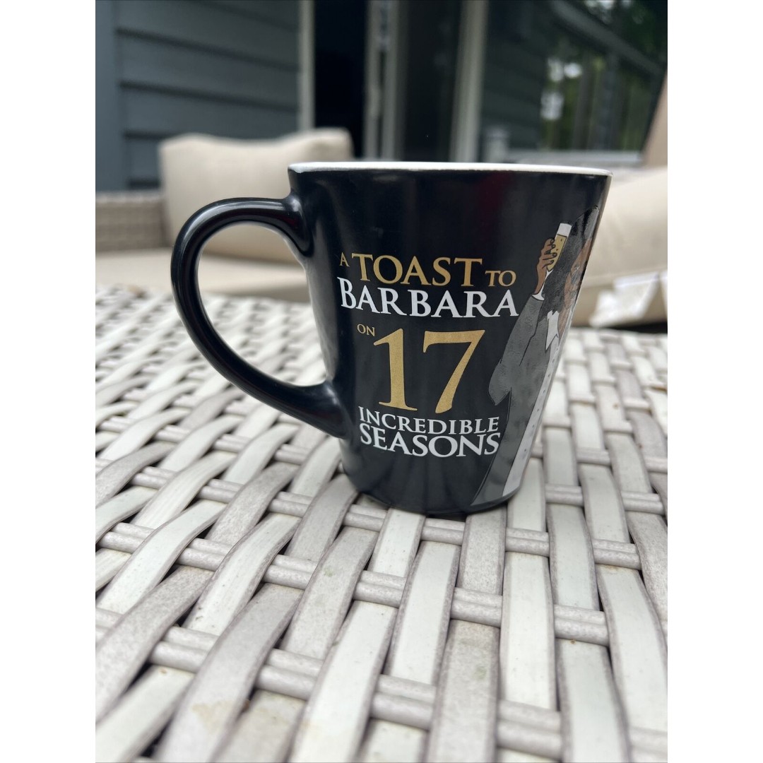 The View Barbara Walter TV Show Coffee Mug Toast to 17 Years Anniversary Tea Cup