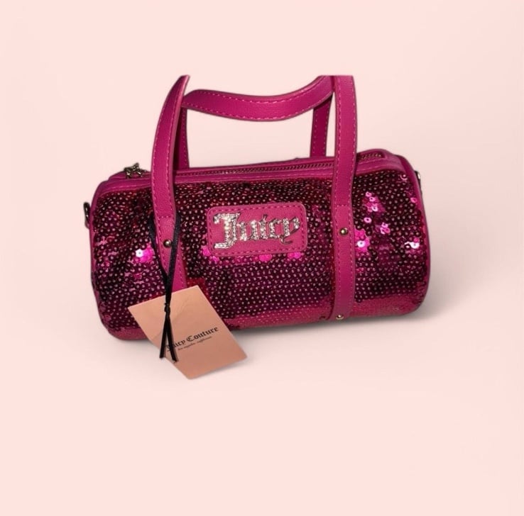 Juicy Couture- Pink Sequin Barrel(Queen of Everything)