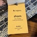 NWT West Elm Sateen Echo Organic Cotton 300 Thread Count Pattern Euro Shams Navy