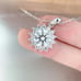 GRA Certified 5 Carat VVS1 D EXCELLENT grade Moissanite Diamond Necklace * New