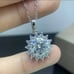 GRA Certified 5 Carat VVS1 D EXCELLENT grade Moissanite Diamond Necklace * New