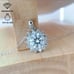 GRA Certified 5 Carat VVS1 D EXCELLENT grade Moissanite Diamond Necklace * New