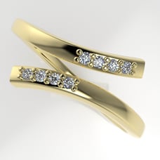 14K Engagement Ring with MOISSANITE, it is use daily