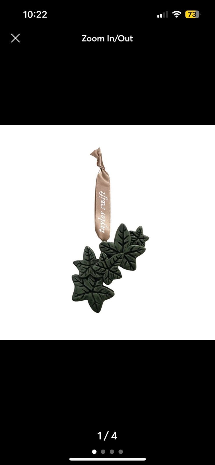 NEW Taylor Swift Evermore Ivy Ornament