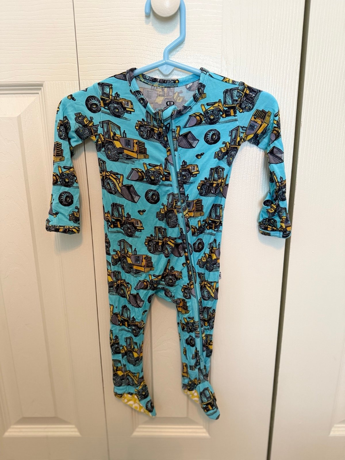 Bums & Roses (0-3 month) Bamboo Construction Pajamas