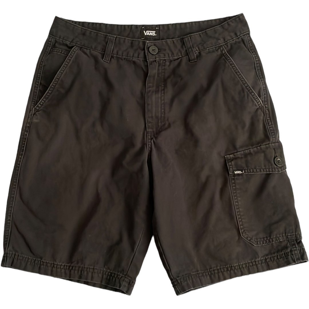 Vans Off The Wall Black Cargo Shorts Men’s 32