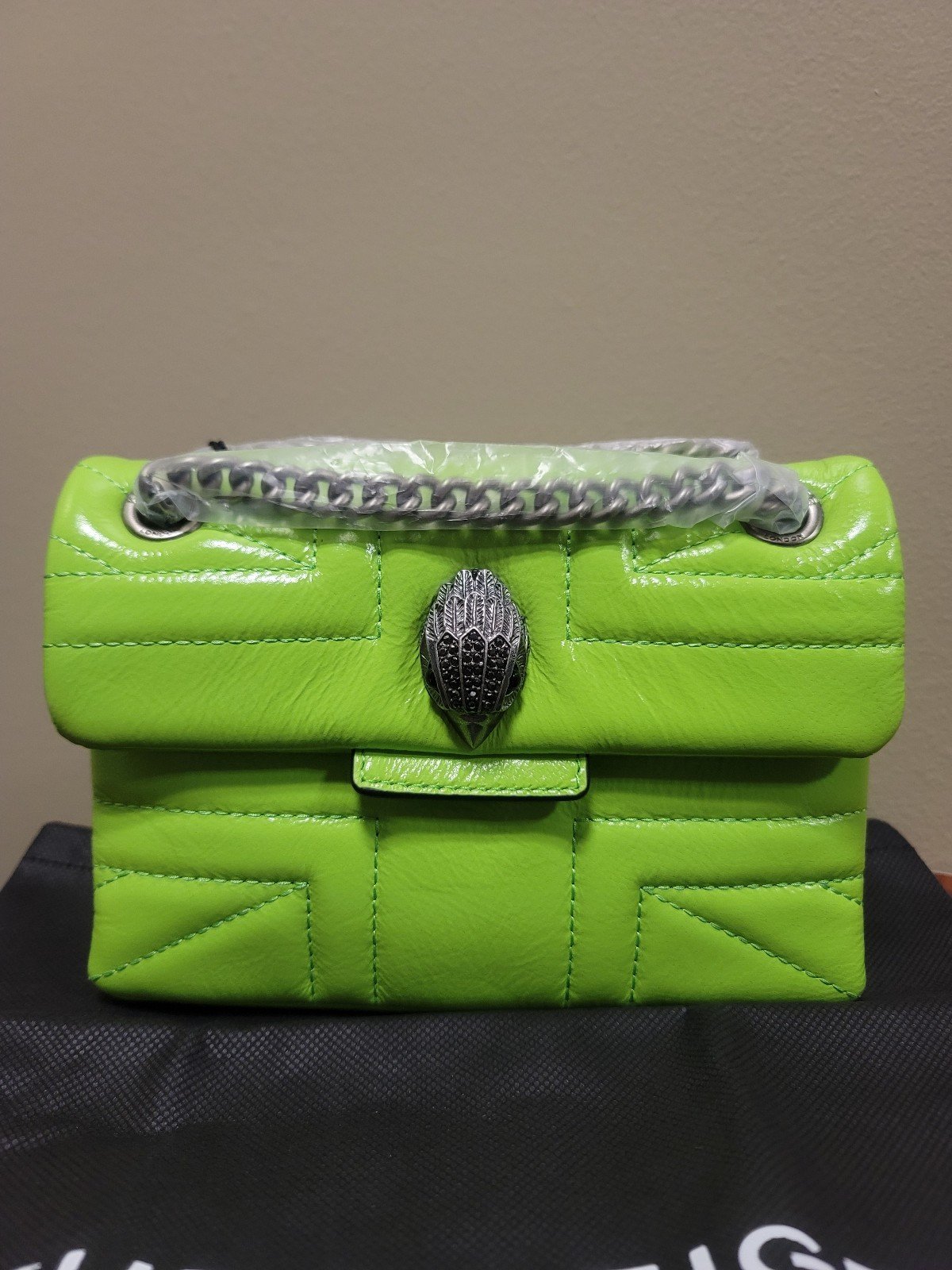 Mini Leather Kensington Leather Shoulder Bag KURT GEIGER LONDON bags