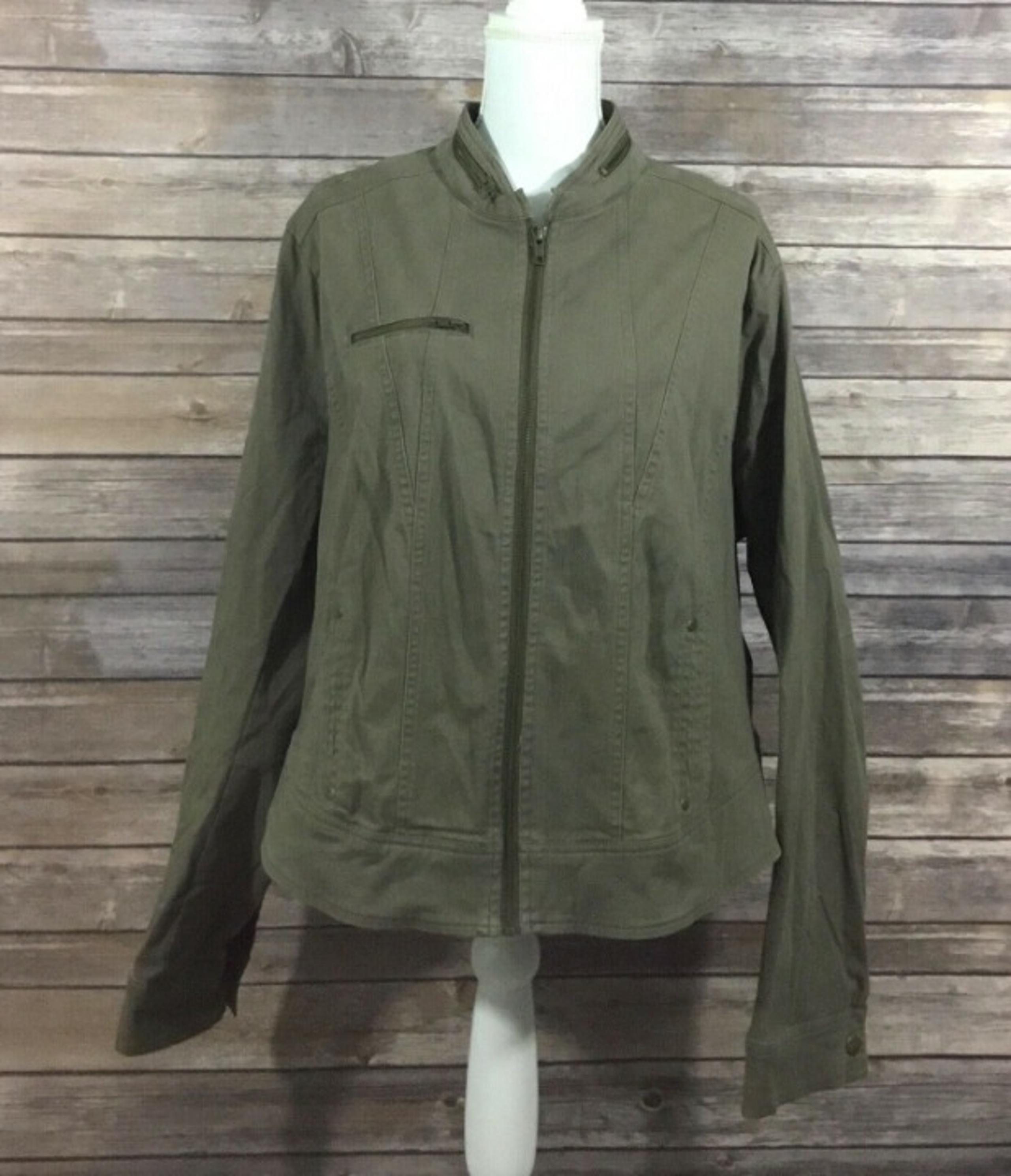 Torrid Womens Twill Fitted Military Jacket C4