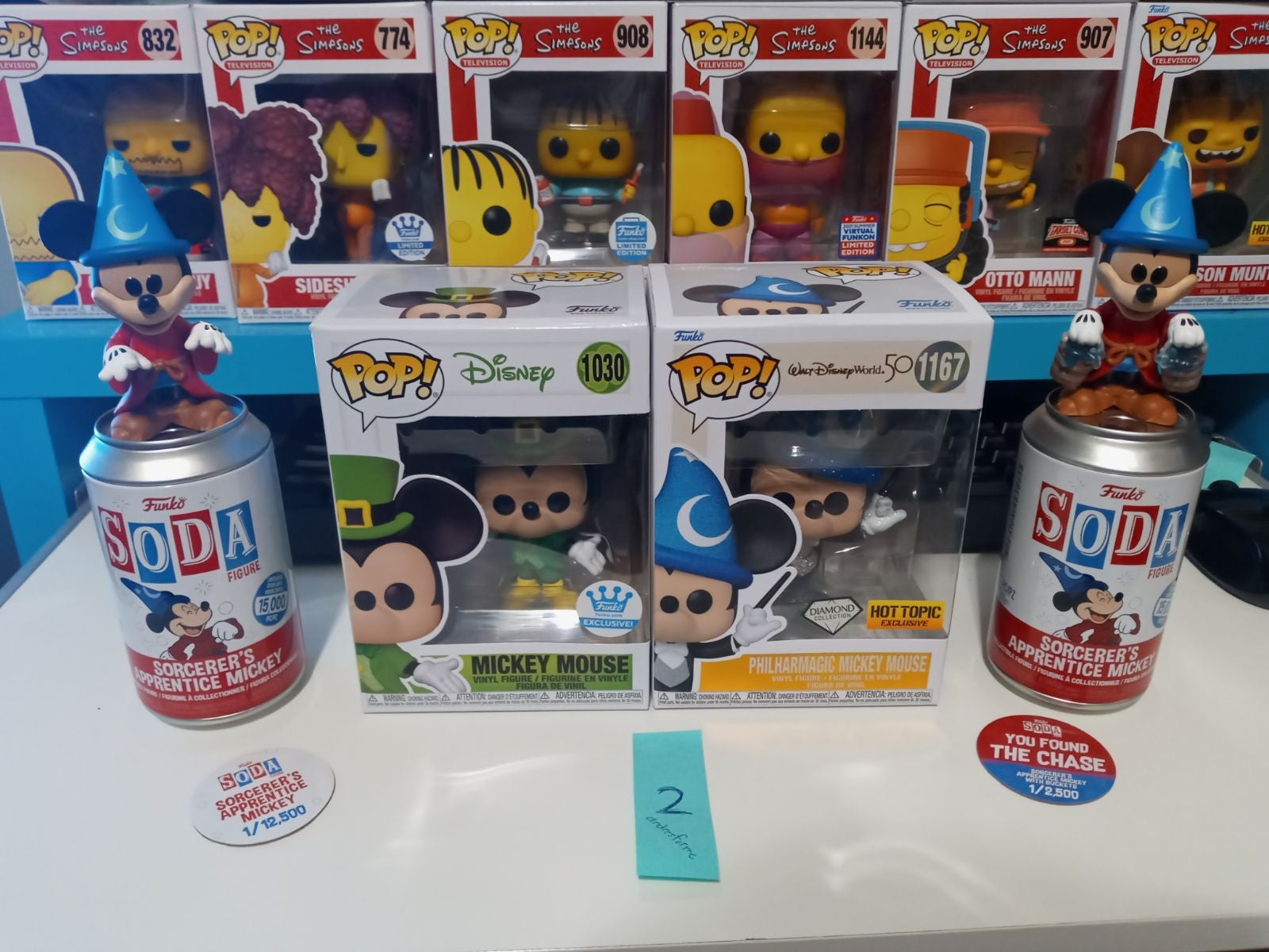 Sorcerers Apprentice Mickey Funko Soda Lot