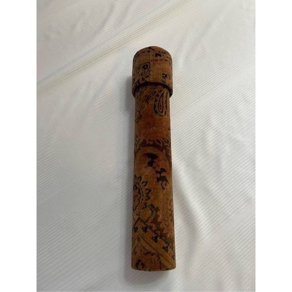 Vintage Craig Huber Craig Huber Kaleidoscope Velvet Velveteen Wood Signed