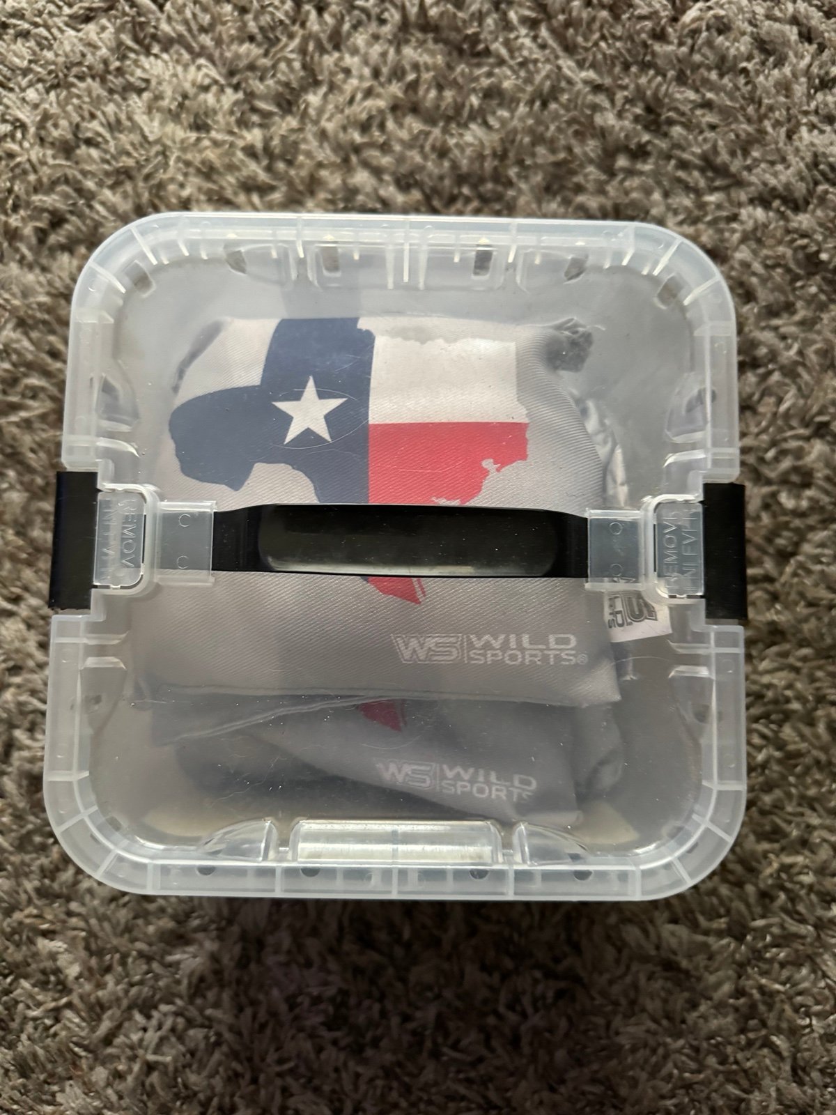 Wild sports Texas cornhole bags, new and sealed