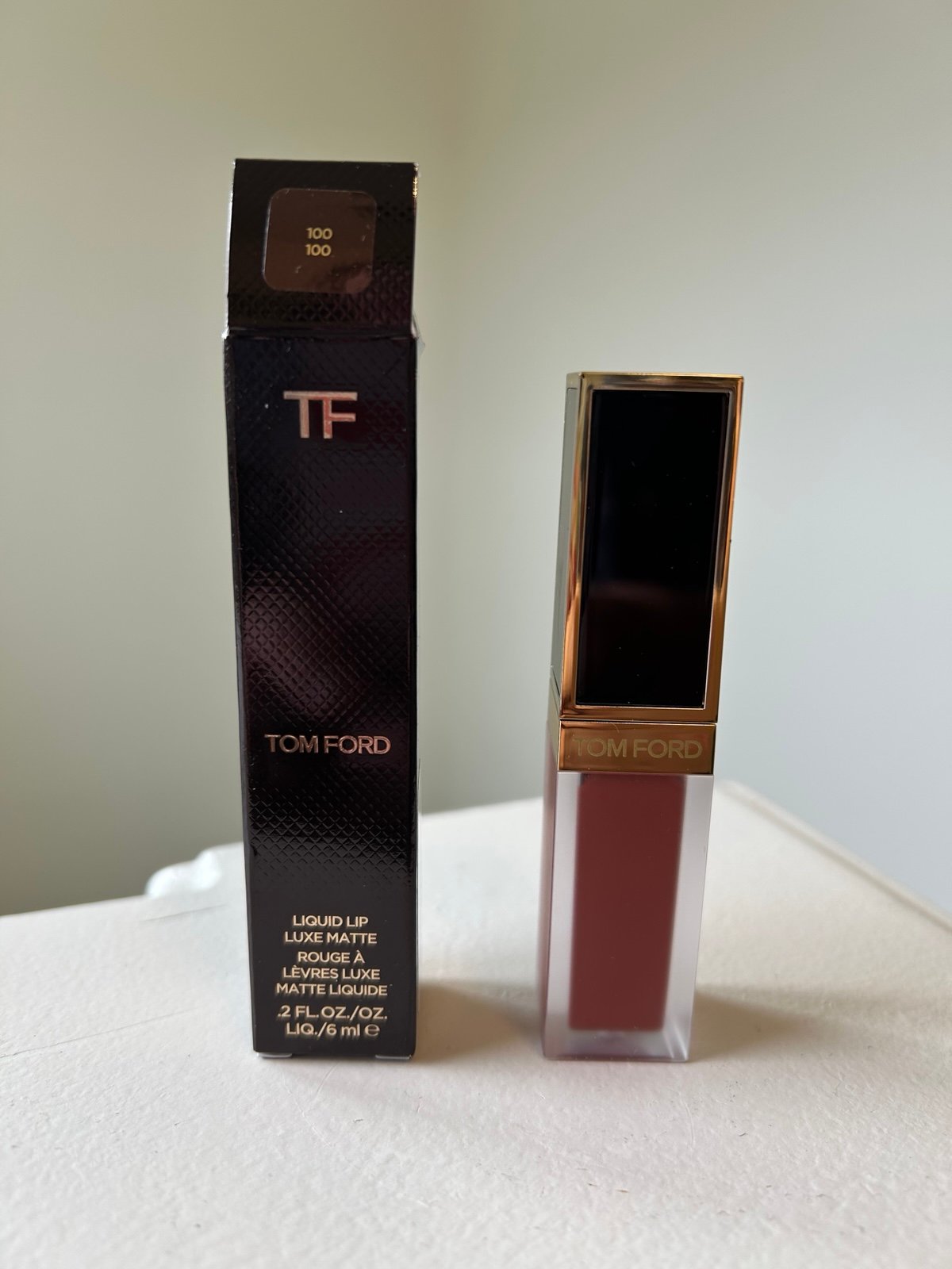 Tom Ford Liquid Lip Luxe Matte Lipstick in 100