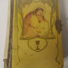 1924 POLISH PRAYER BOOK miniature BIBLE