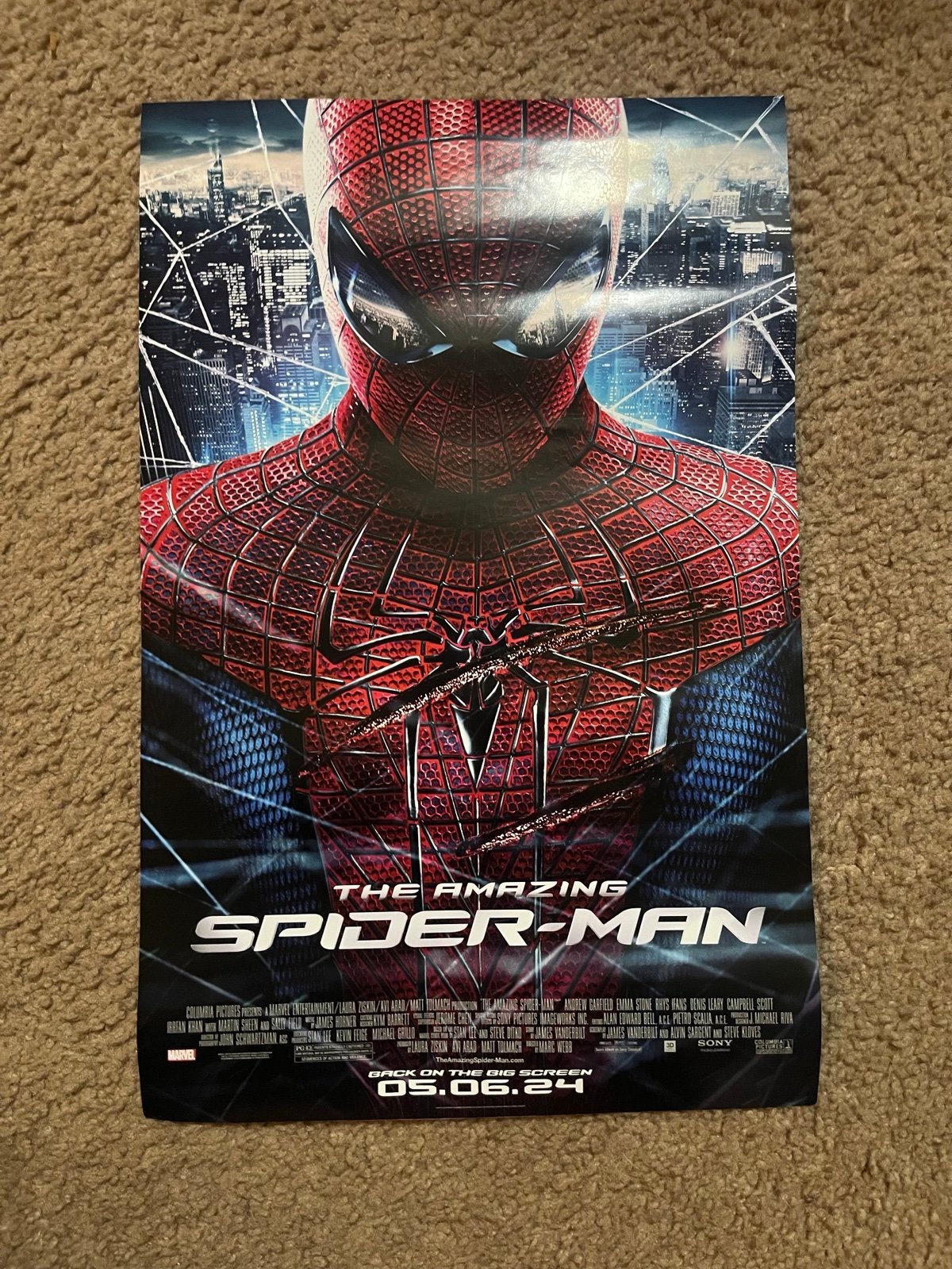 The Amazing Spider-Man Rerelease Limited Poster