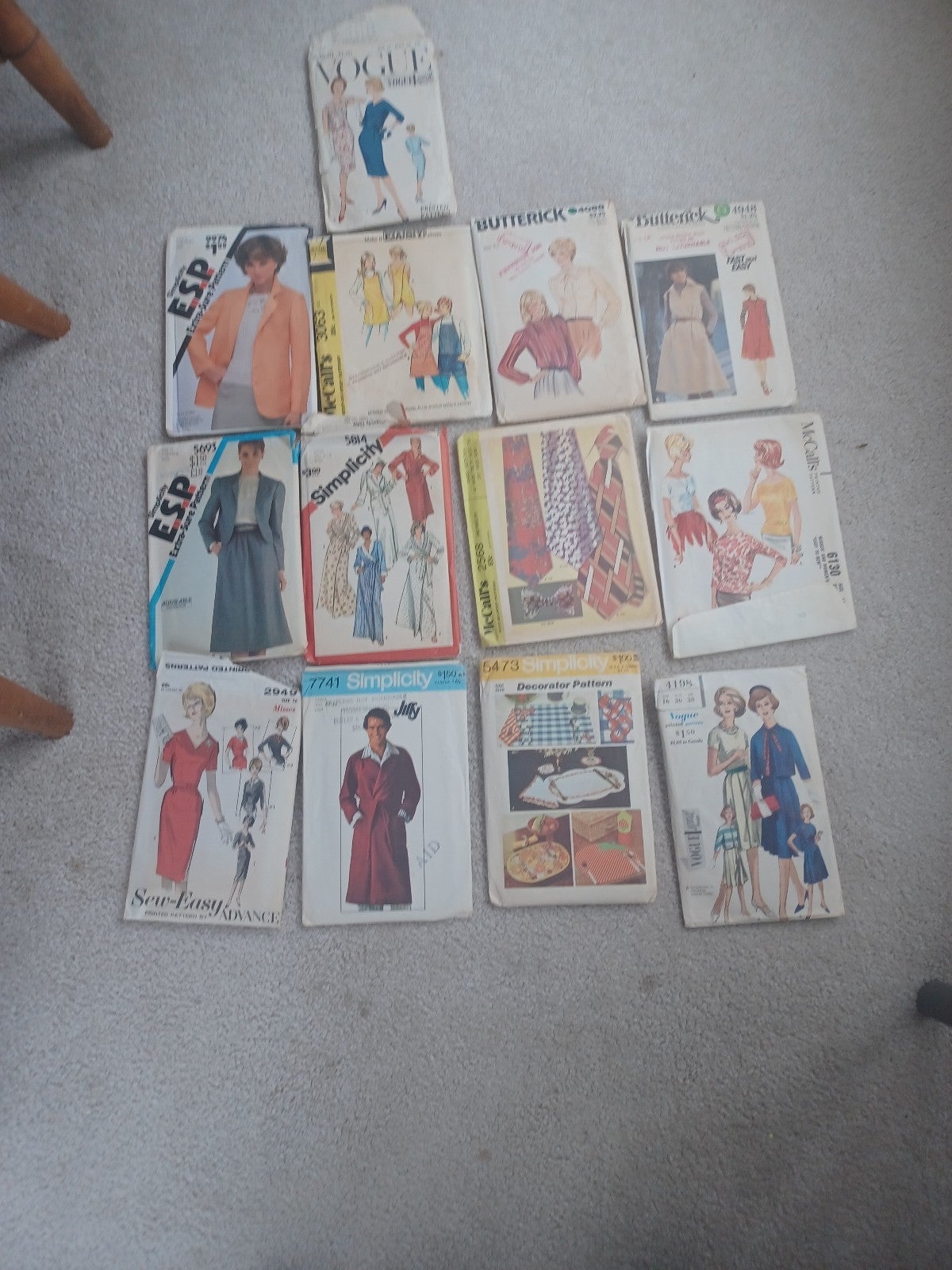 Vintage sewing patterns good condition great value missed one