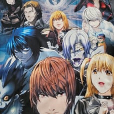 Death Note Anime Jersey Shirt Mens Size XL (Tagged 2XL) Double Sided Bay Club