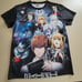 Death Note Anime Jersey Shirt Mens Size XL (Tagged 2XL) Double Sided Bay Club