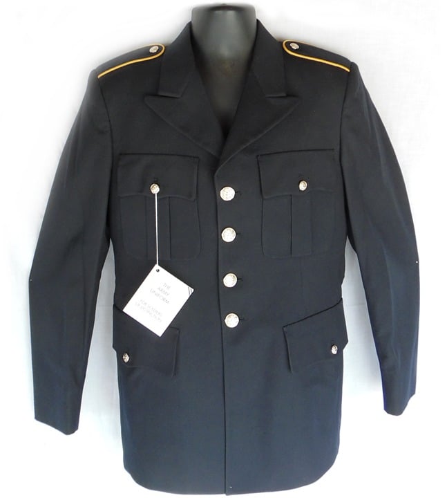 US Army Men's Enlisted Dress Blues Service ASU jacket/coat. Size 51 extra long