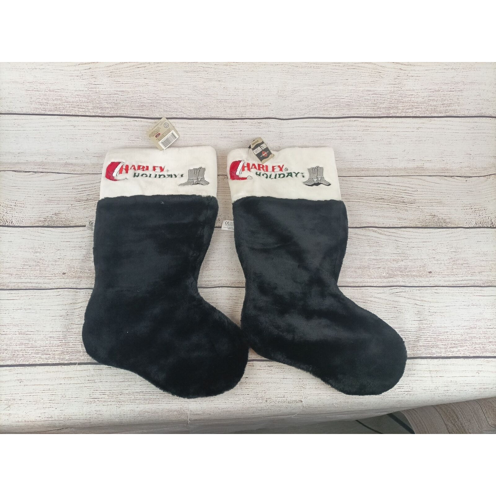 Harley Davidson Holidays Christmas Stockings (Set of 2) Cowboy Boots 19