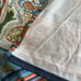 Chico’s Slinky Knit Maxi Skirt Size 2 Large Blue Brown Multi Maxine Print NEW