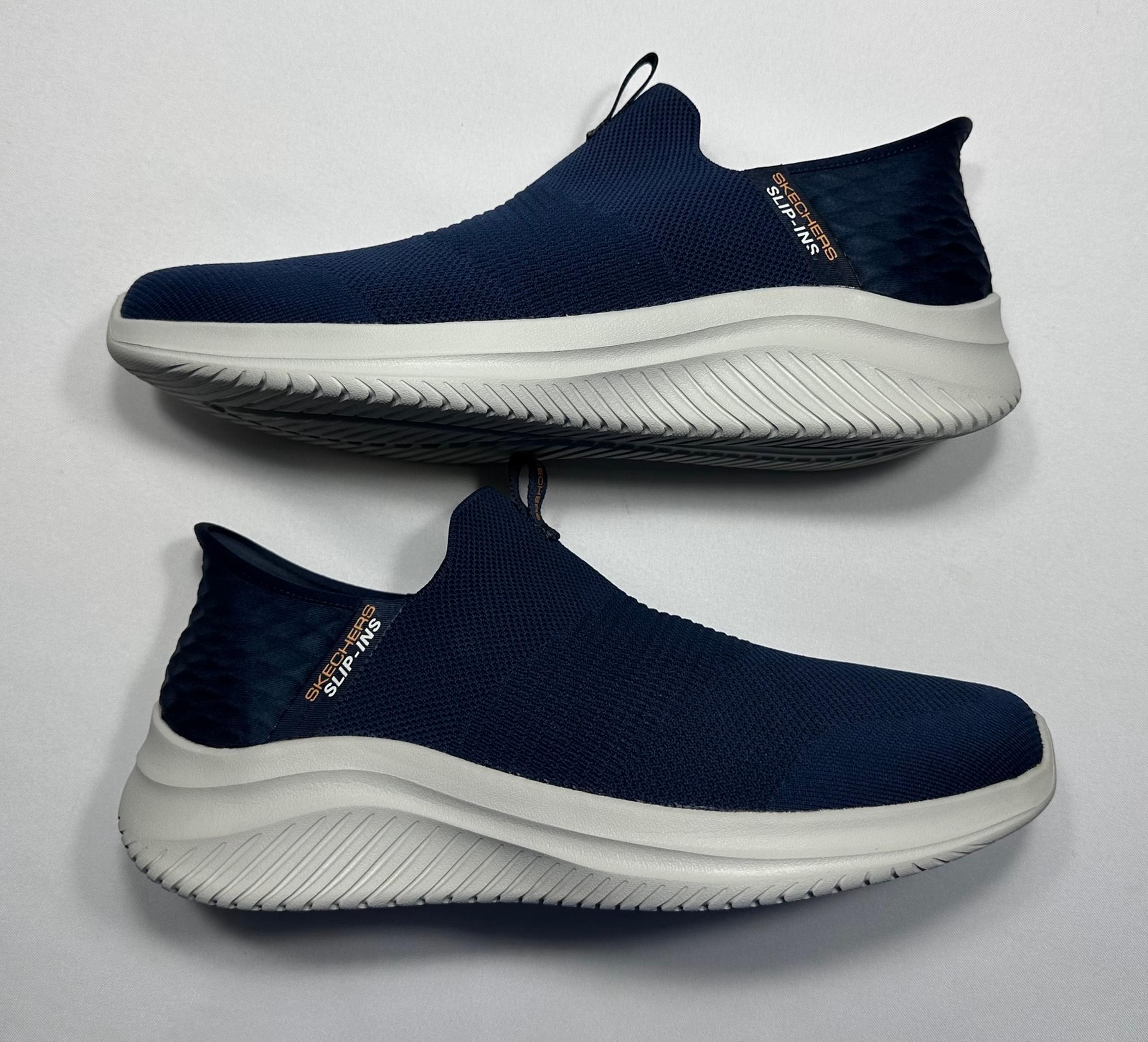 Skechers Men's Slip-Ins Ultra Flex 3.0 Smooth Step Shoes Navy Sz 12 Comfort EXC!