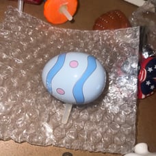 Wavy egg retired Nora Fleming Easter egg