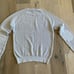 NWT Onia Men Waffle Knit Cotton Cashmere Crewneck Pullover Sweater Gray Large