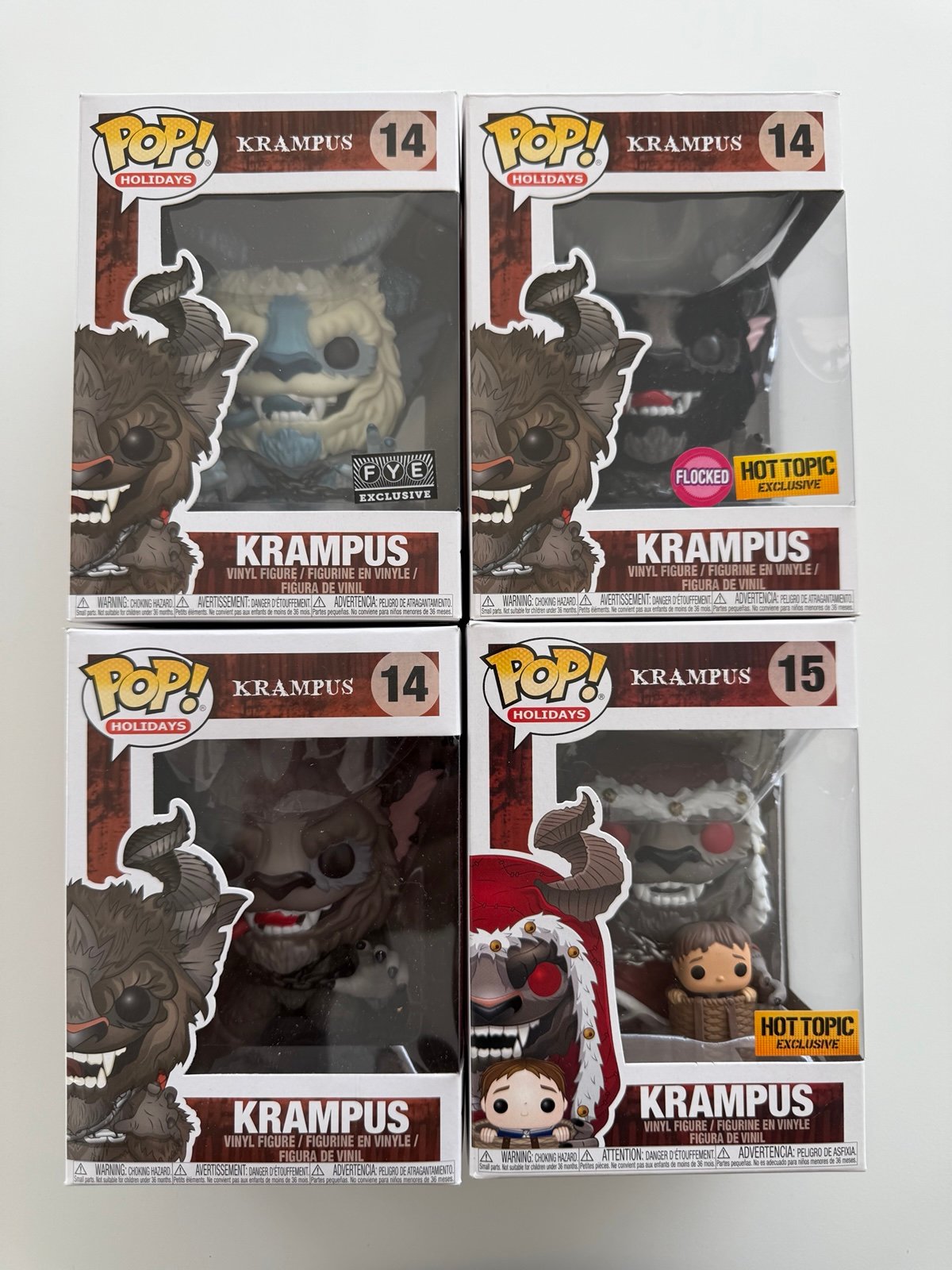 Krampus Funko Pop Set - 4 Pops