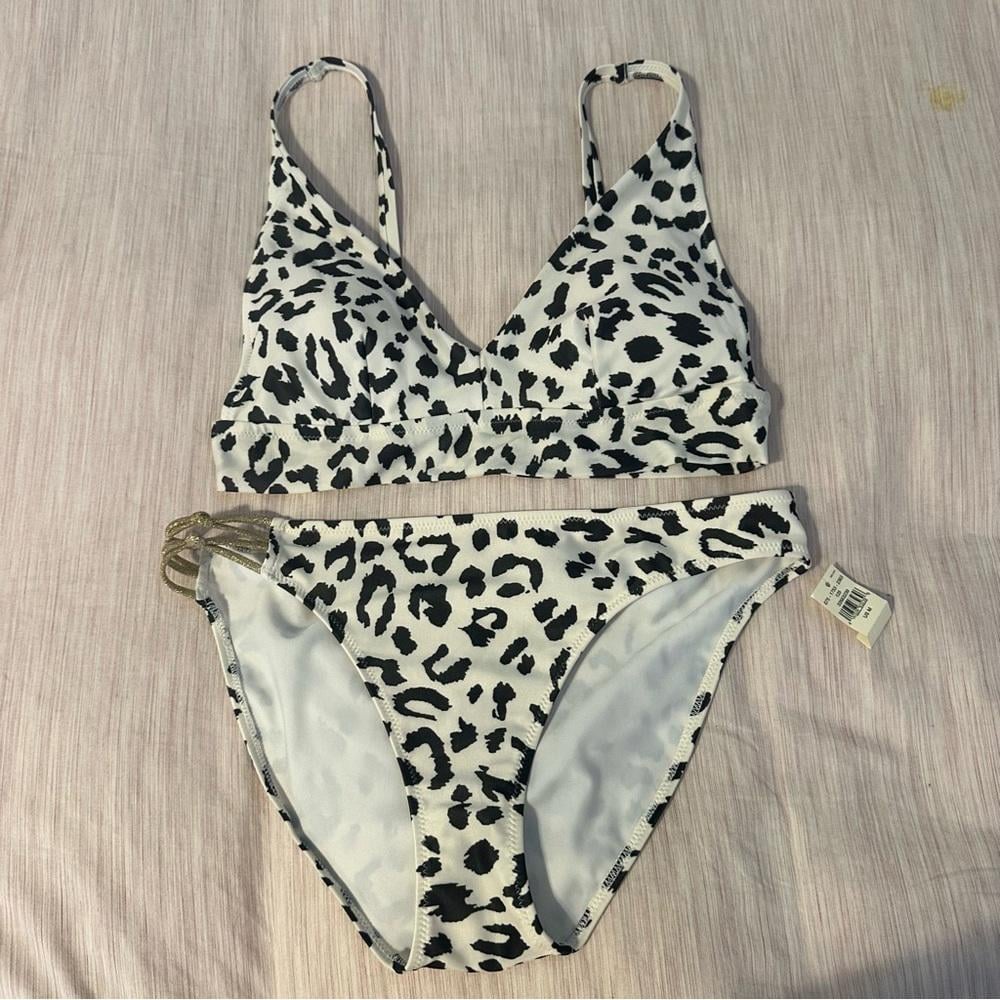 Animal Print Two-Piece Bikini Set