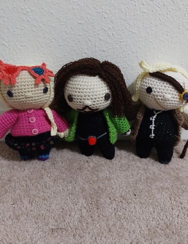 Luna Lovegood, Sirius Black and Mad-eye Moody plushes