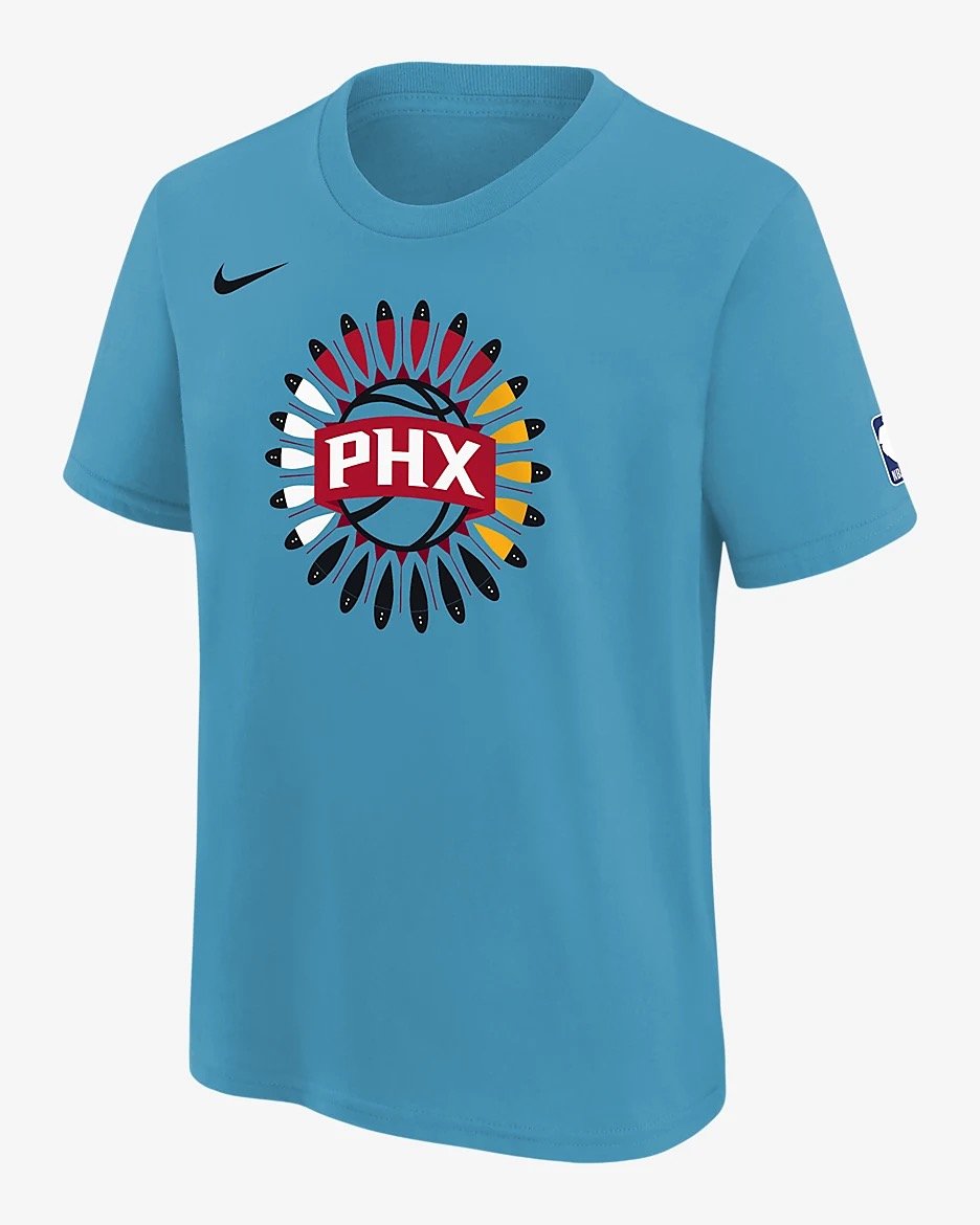 NWT men's large tall L-T nike phoenix suns PE/player city edition top/tee NBA