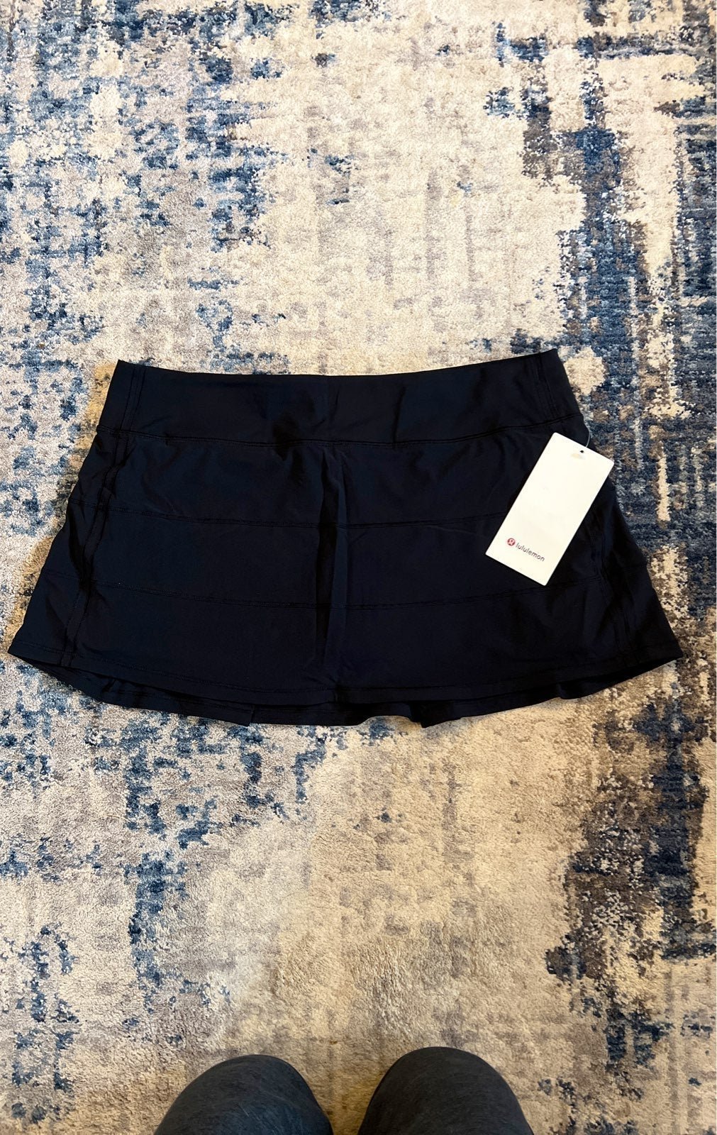 NWT Lulemon Pace Rival Skirt Size 12 Reg In Black