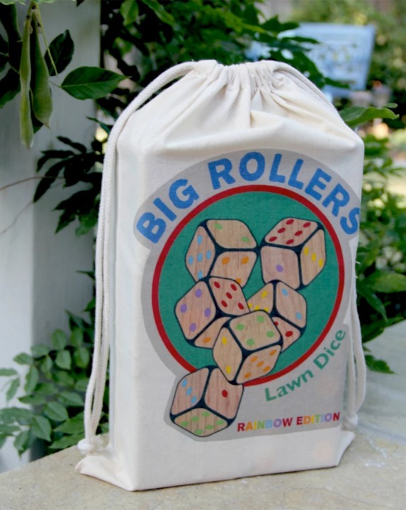 Big Rollers Lawn Dice (Rainbow Edition)