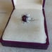 Indian Star Ruby and Multi-gems Star Ring.