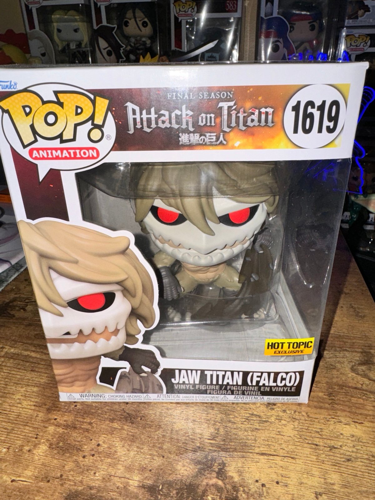 Funko Pop Jaw Titan Attack on Titan 1619 HT exclusive