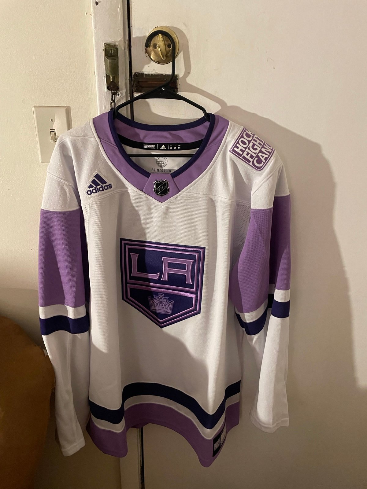 Los Angeles Kings Adidas men’s NHL authentic HFC jersey 56