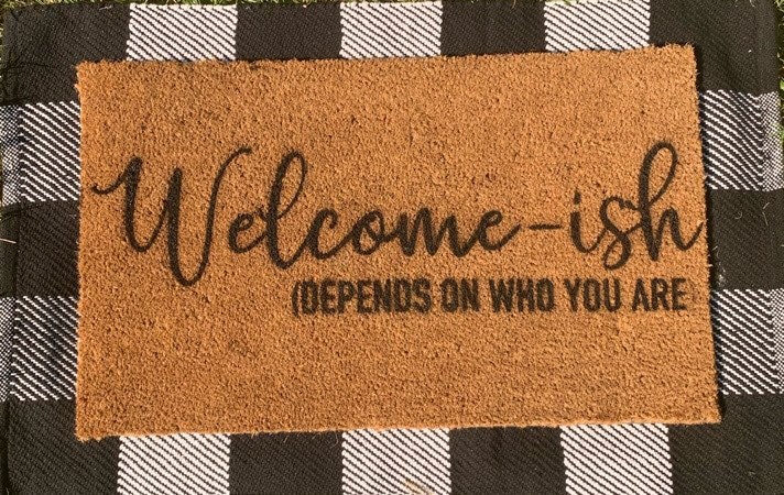 Welcome doormat