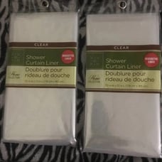 10 Clear PEVA Shower Curtain liners