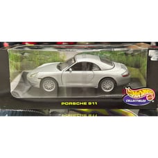 Porsche 911 Silver Vintage Hot Wheels 1/18 | New