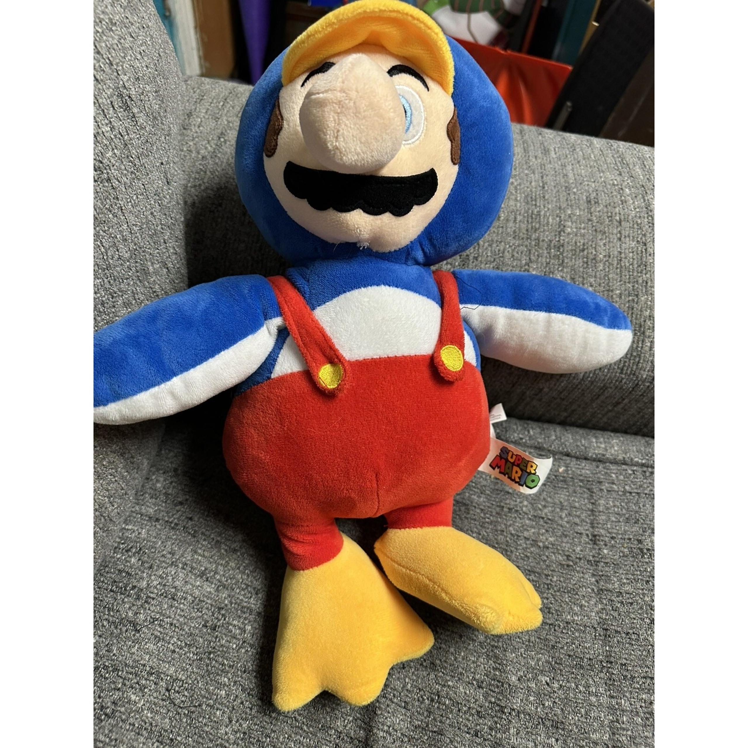 Super Mario Bros Penguin Suit Large Jumbo 16" Plush Stuffed Animal Toy Nintendo