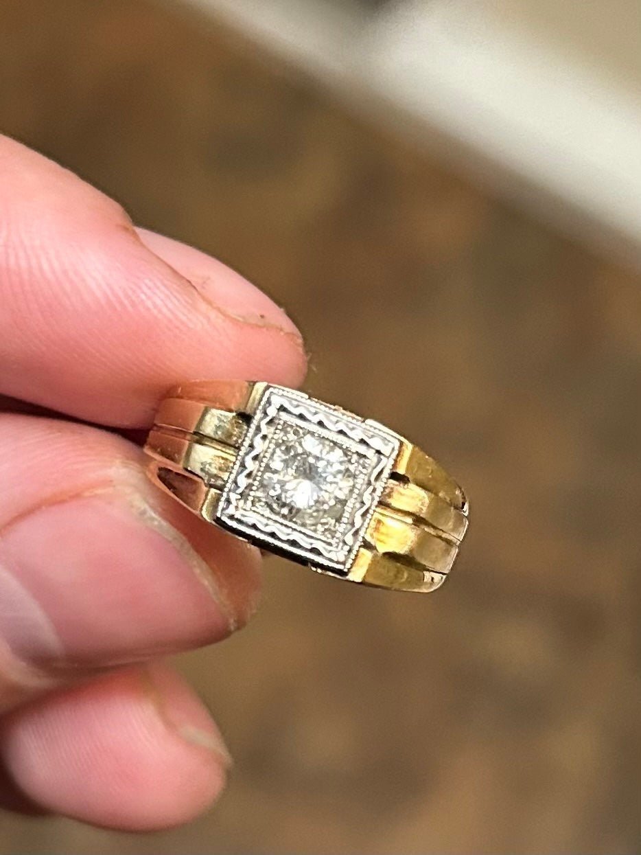 14kt Yellow Gold .60 CT Diamond Ring