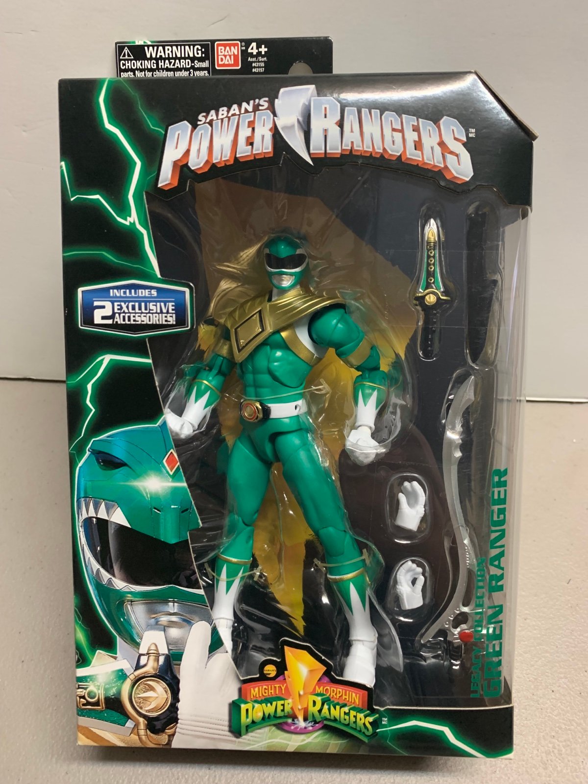 Bandai Mighty Morphin Power Rangers Legacy Collection Tommy Oliver Green Ranger